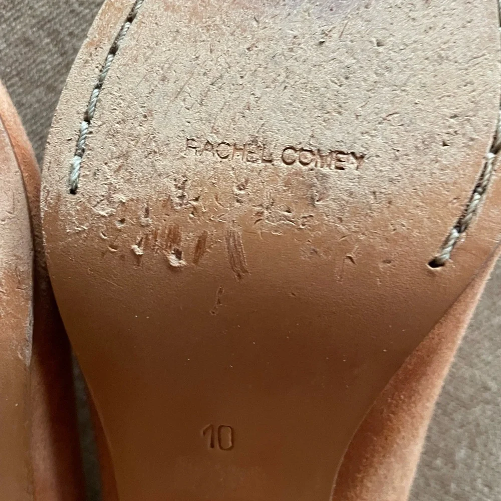 Rachel Comey Peach Suede Alder Mules Pumps - Picture 14 of 14